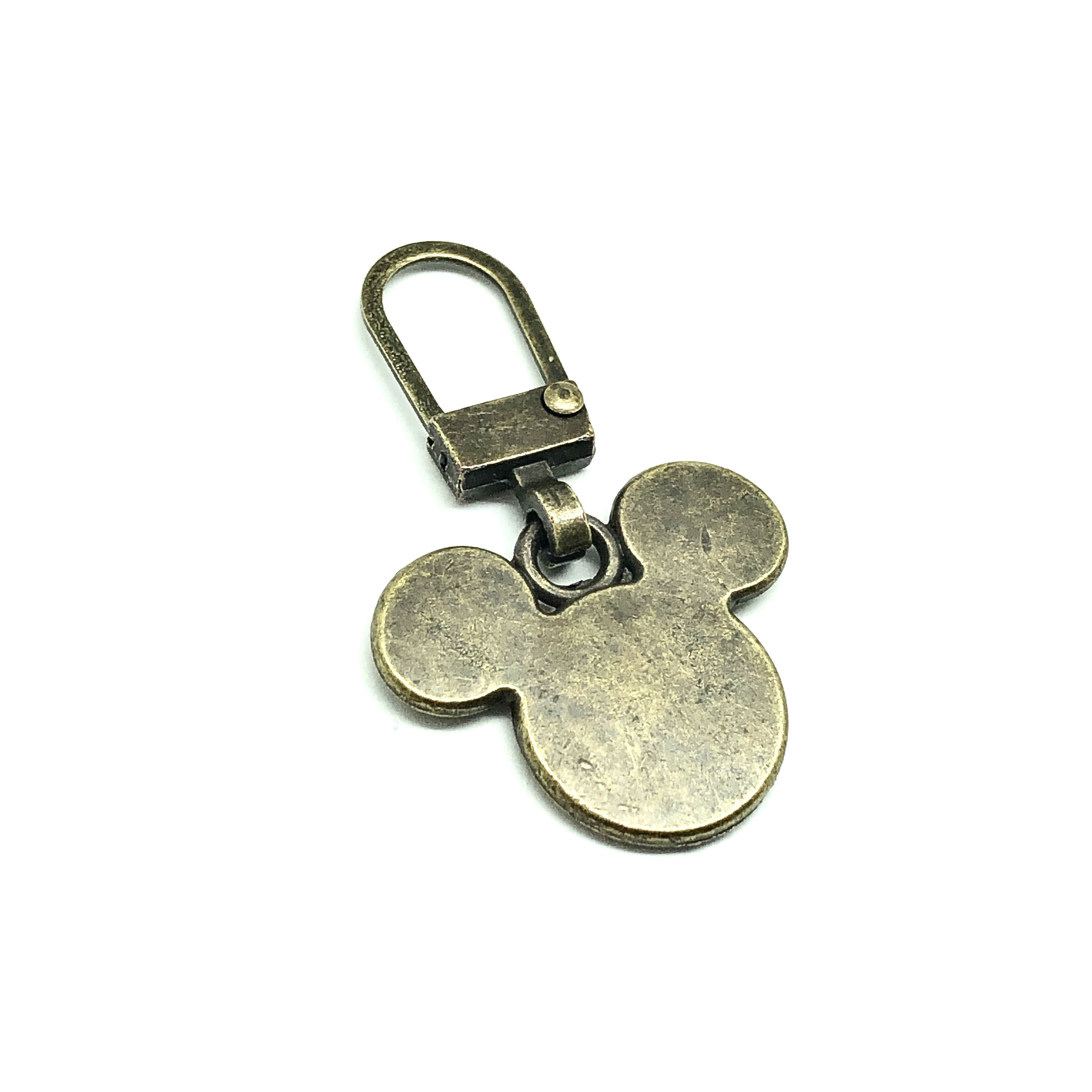 Zipper Pull Repair Charm Heart Rustic Bronze - for Repair or Decorate  Shoes, Purses, Keychains + More