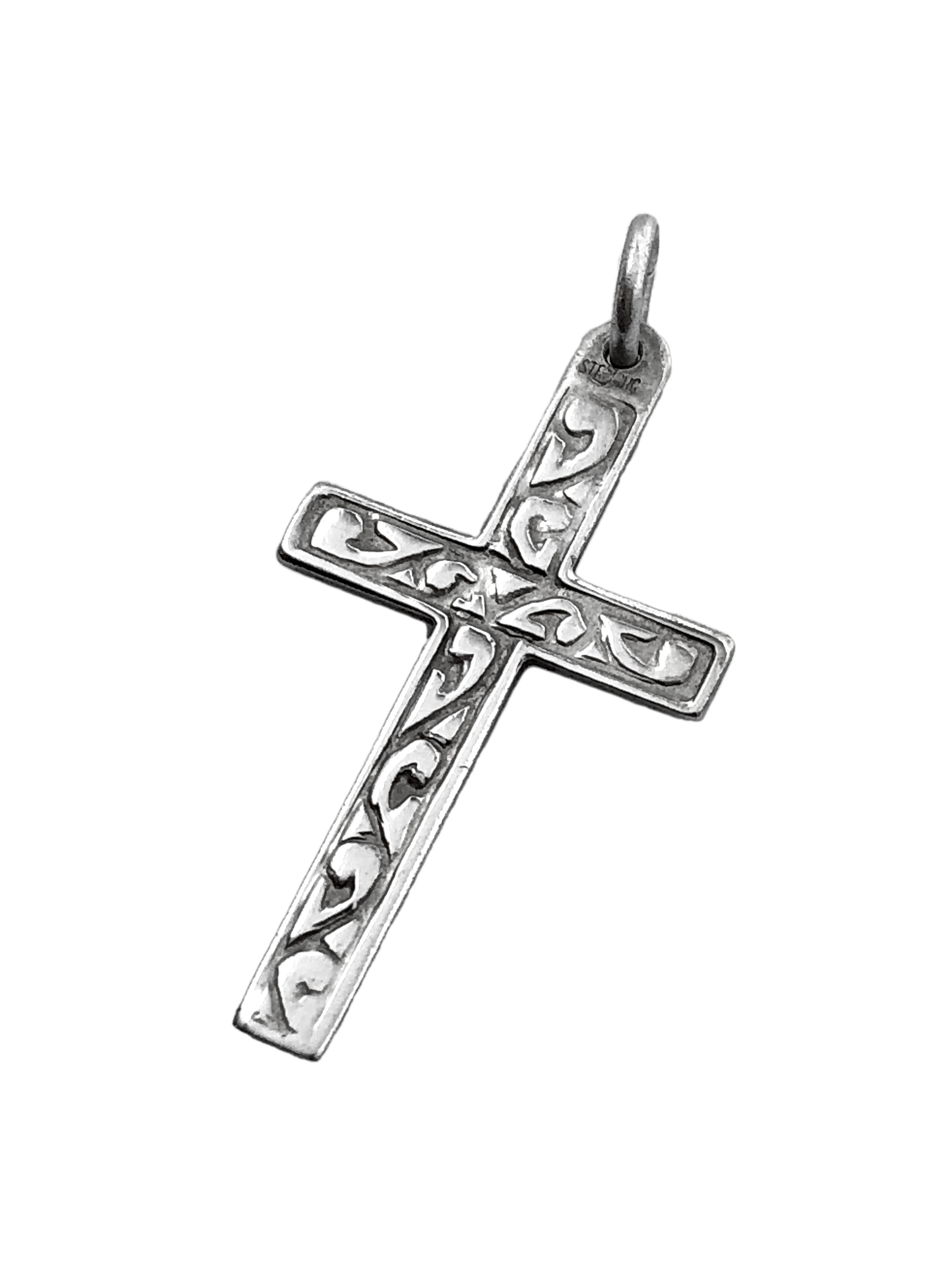 20pcs, Cross Charms, Filigree Cross Charms, Detailed Cross, Antique Silver Charms, Double Sided Cross Charms, Fancy Cross Charms, Findings