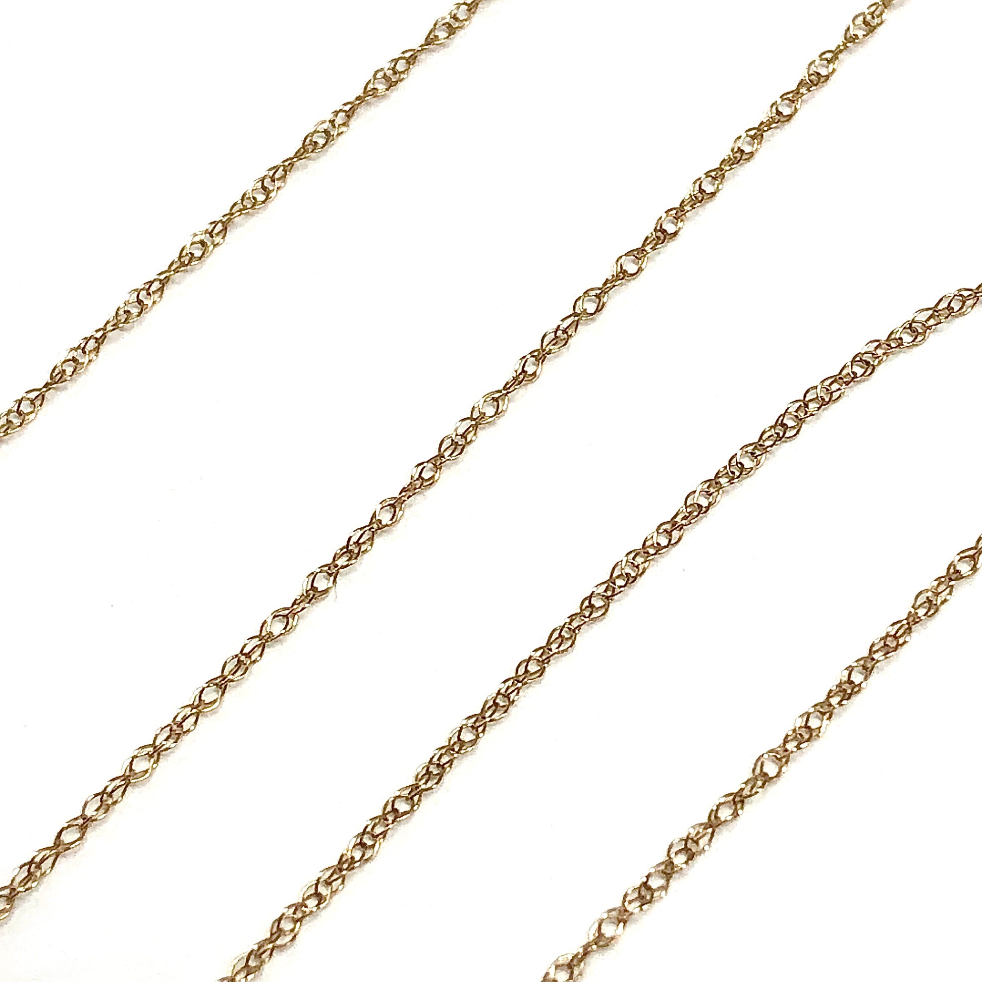 Woman's Necklace 18 inch Fine 10k Gold Chain Necklace