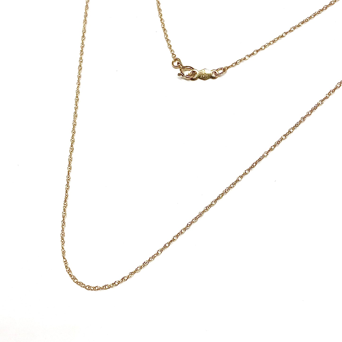 Woman's Necklace 18 inch Fine 10k Gold Chain Necklace