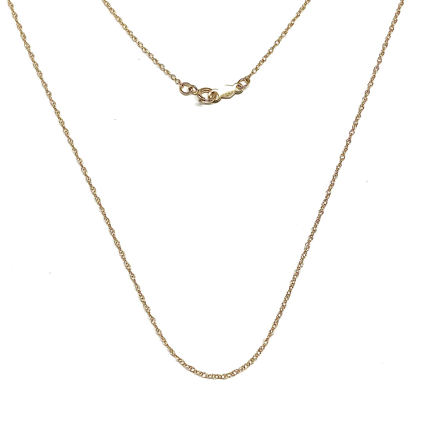 Woman's Necklace 18" Super Fine 10k Gold Chain Necklace