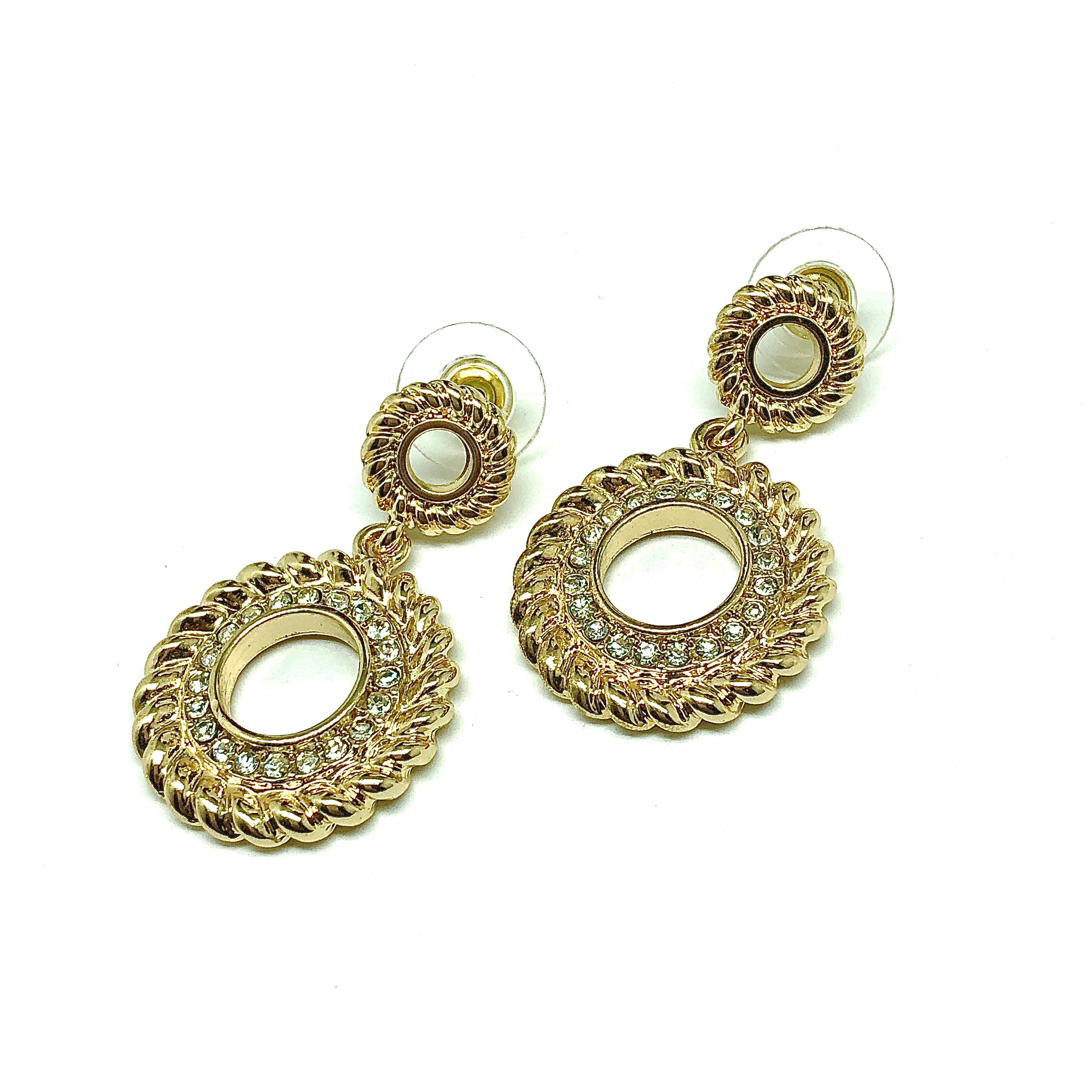 Afghani oxidized silver mirror flower stud for women and girls. | K M  HandiCrafts India