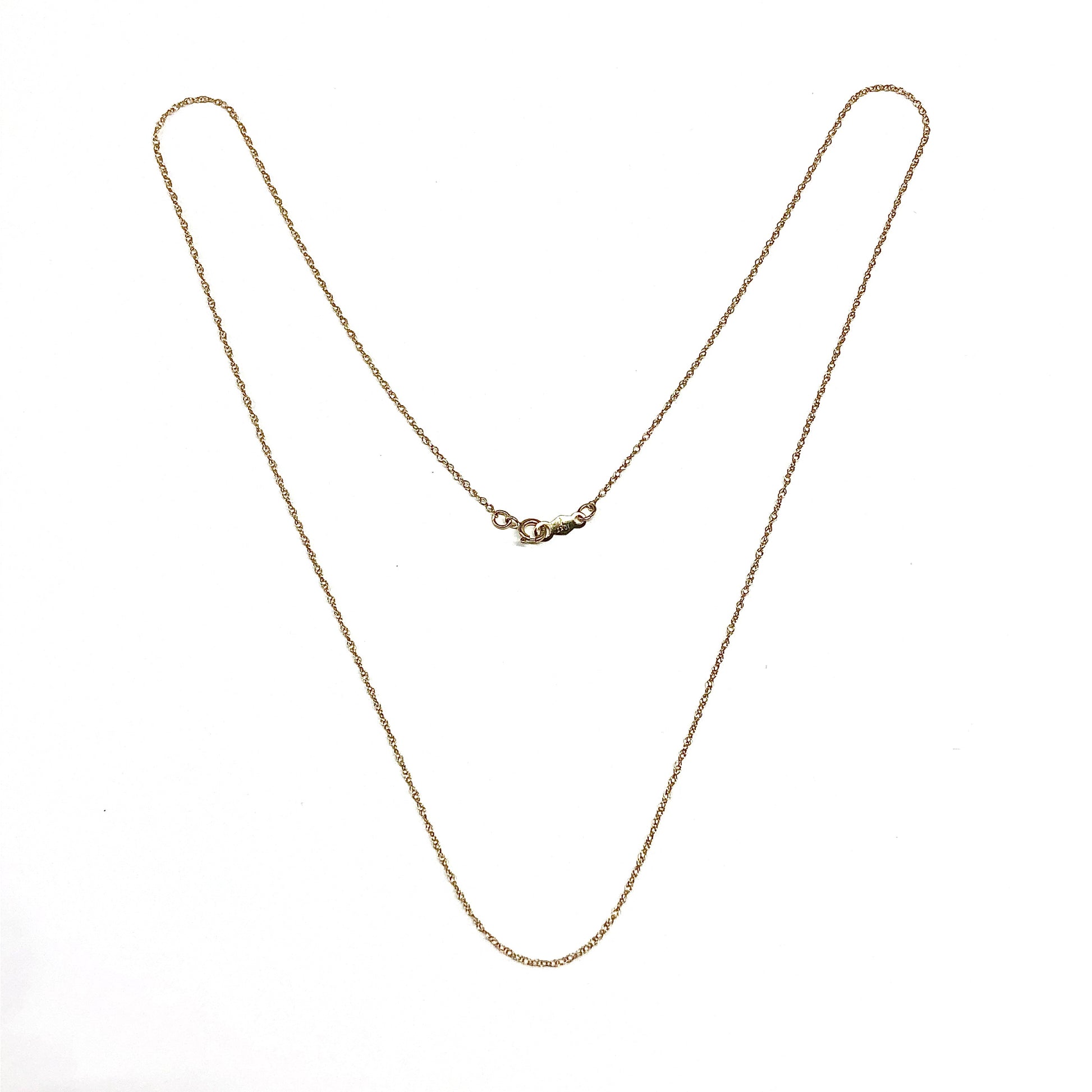 Women's Necklace 18" Fine 10k Gold Chain Necklace