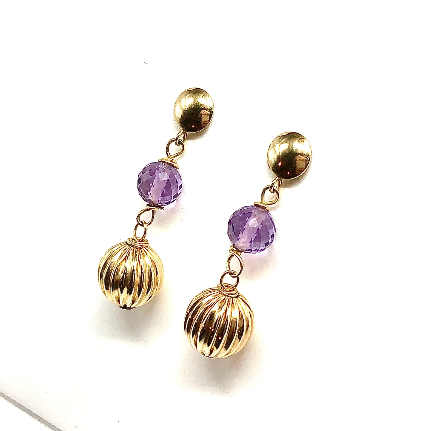 Womens 14k Gold Dangle Earrings