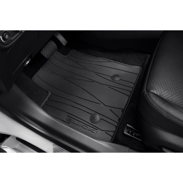 Buick Encore First and Second Row Premium All-weather Floor Mats - in Ebony Part 42664379