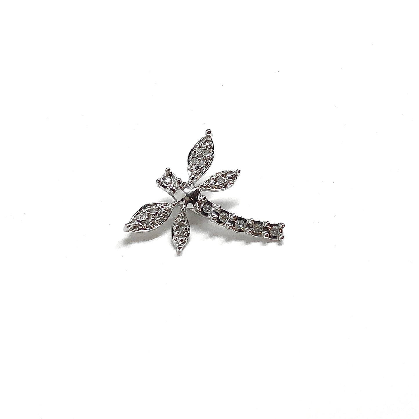 Jewelry - Diamond Dragonfly Pendant 10k Gold