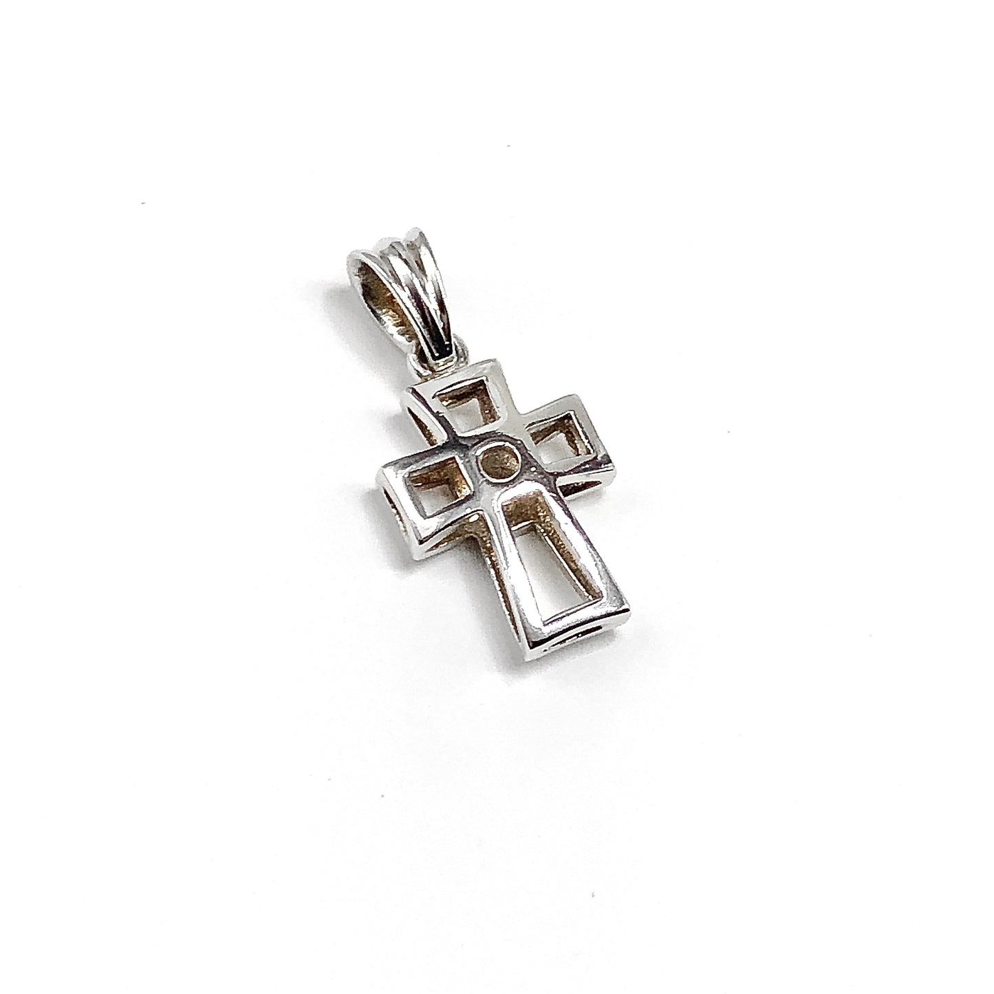 Unique Style Sterling Silver Cross Pendant