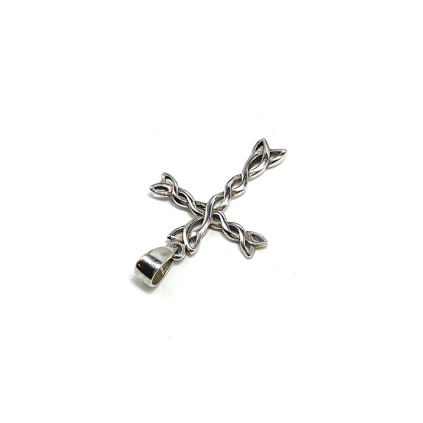 Celtic Cross Design Sterling Silver Pendant