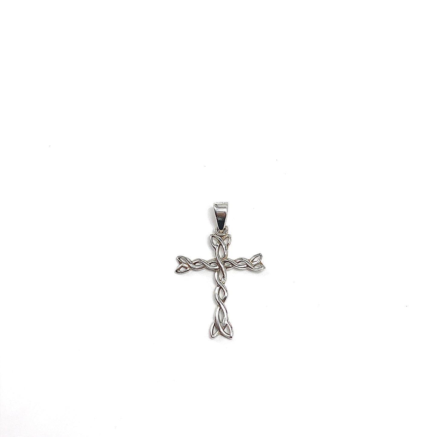 Jewelry, Mens Celtic Cross Design Sterling Silver Pendant