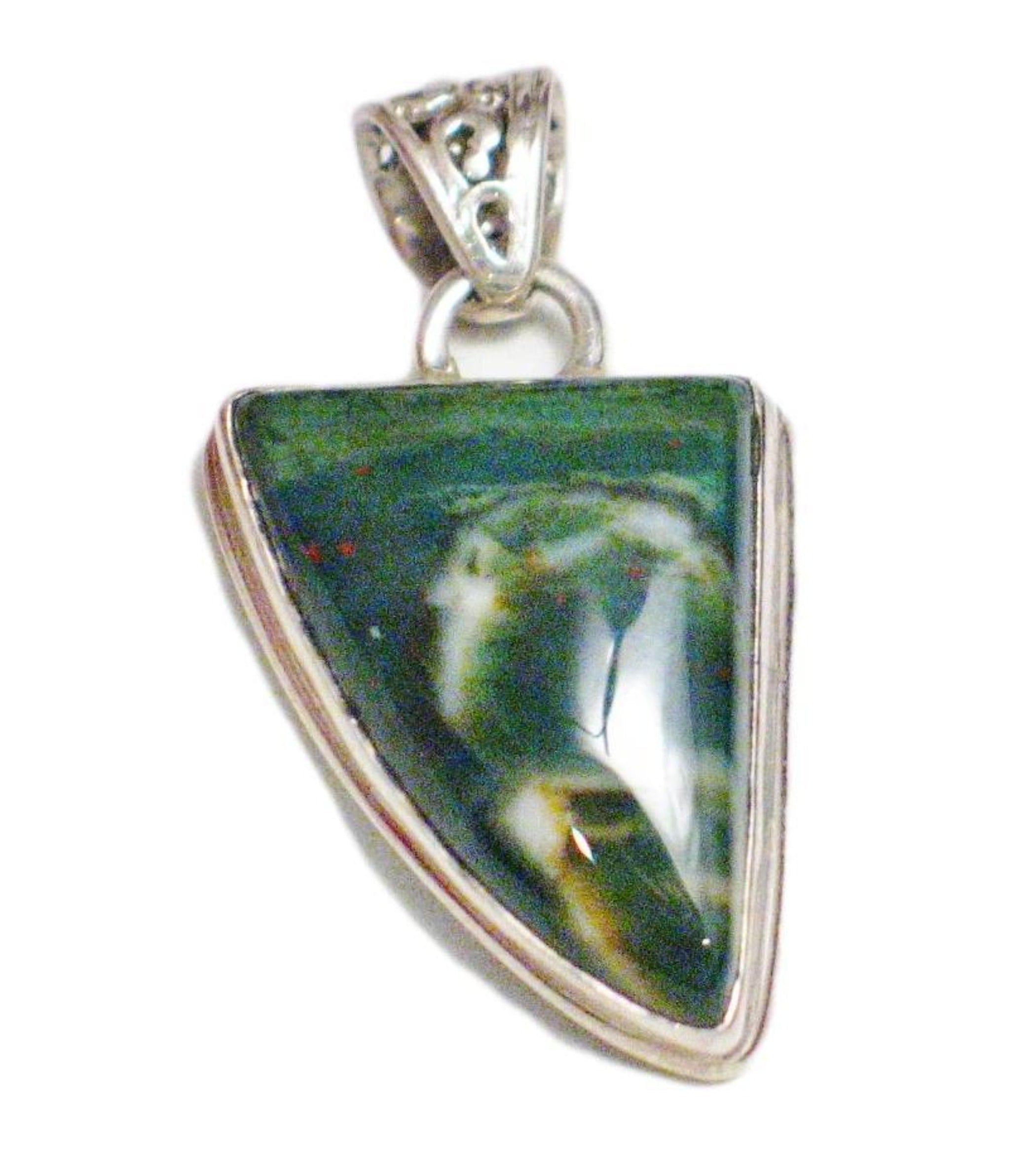 Mens deals bloodstone pendant