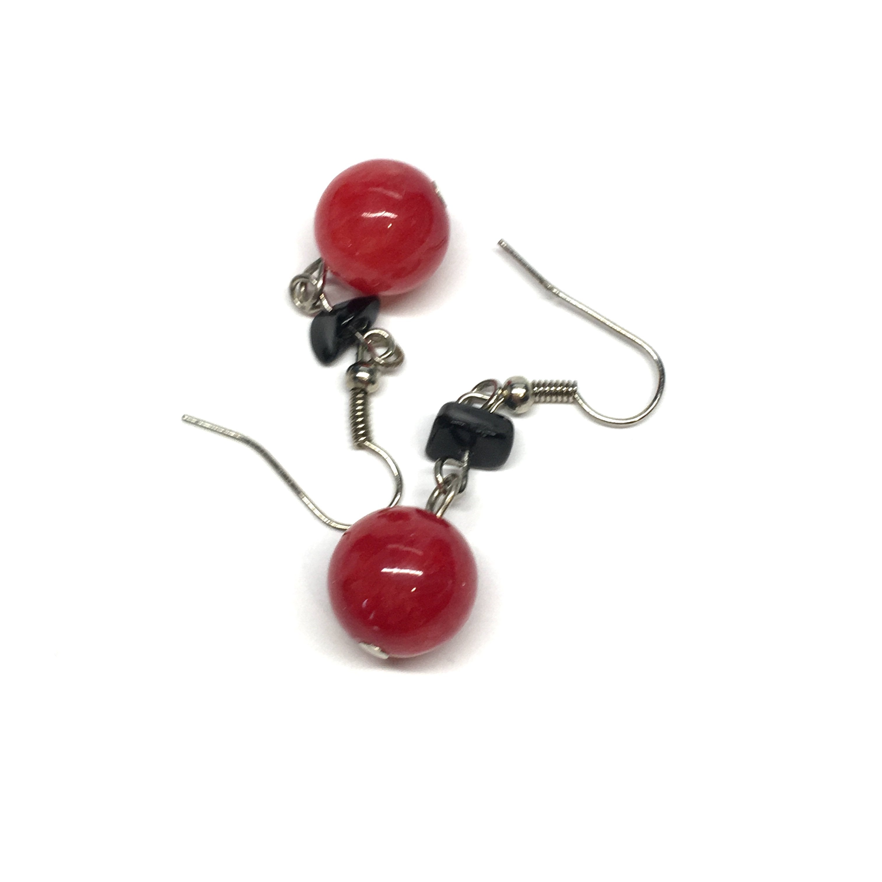 Red and black costume on sale jewelry