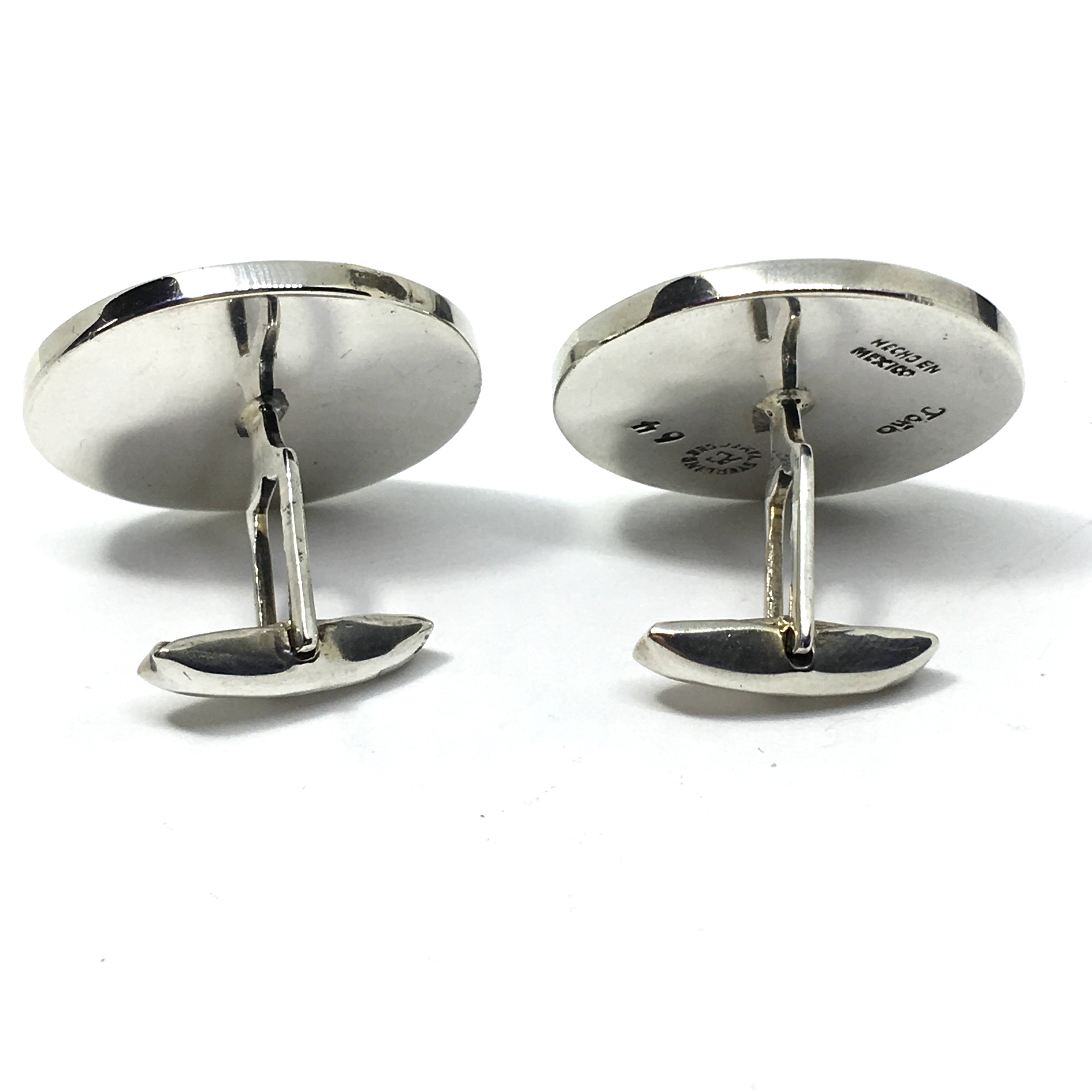 Heavy shops Mens Sterling Silver Cufflinks