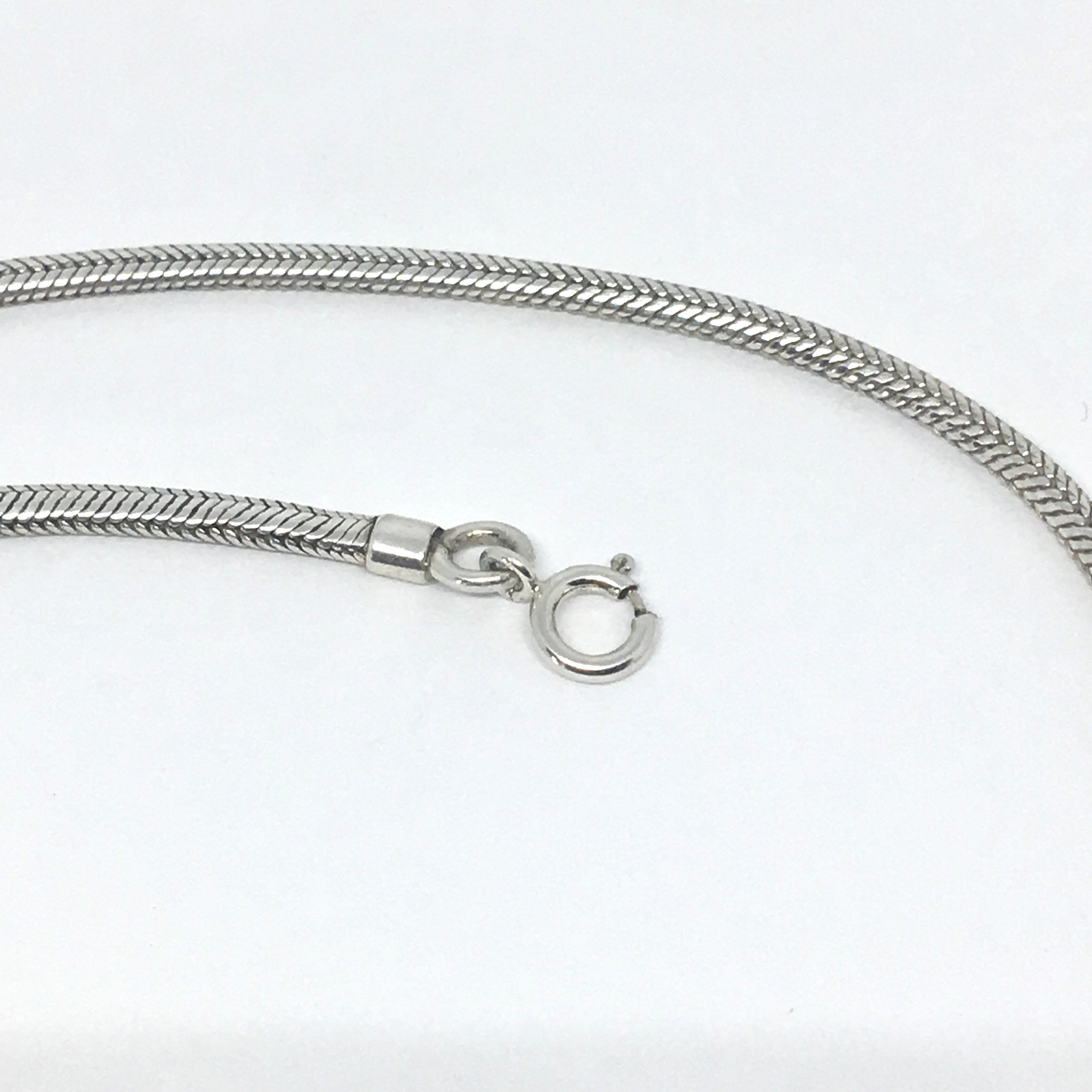 Silver Snake Chain Necklace - Pamela Love