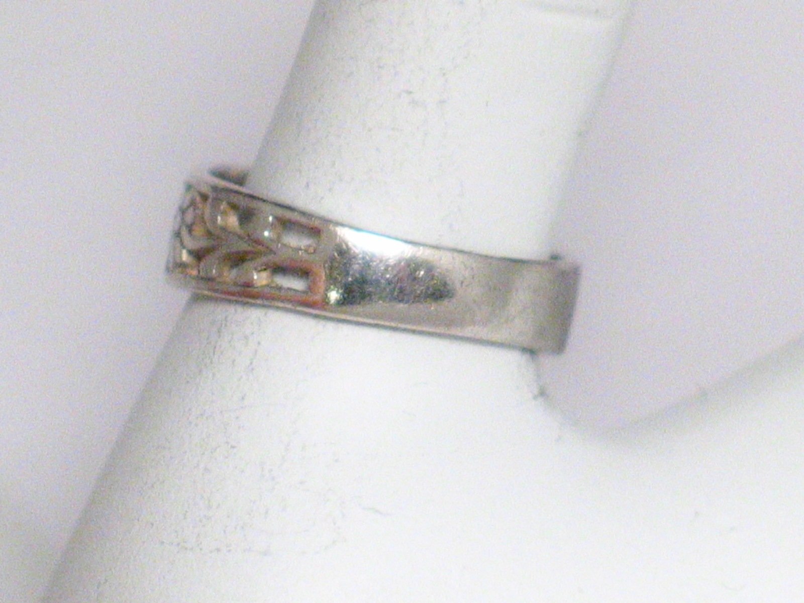 Womenswear Ring | Vintage Sterling Silver Daisy Flower Band 5.25 | Estate Jewelry website online