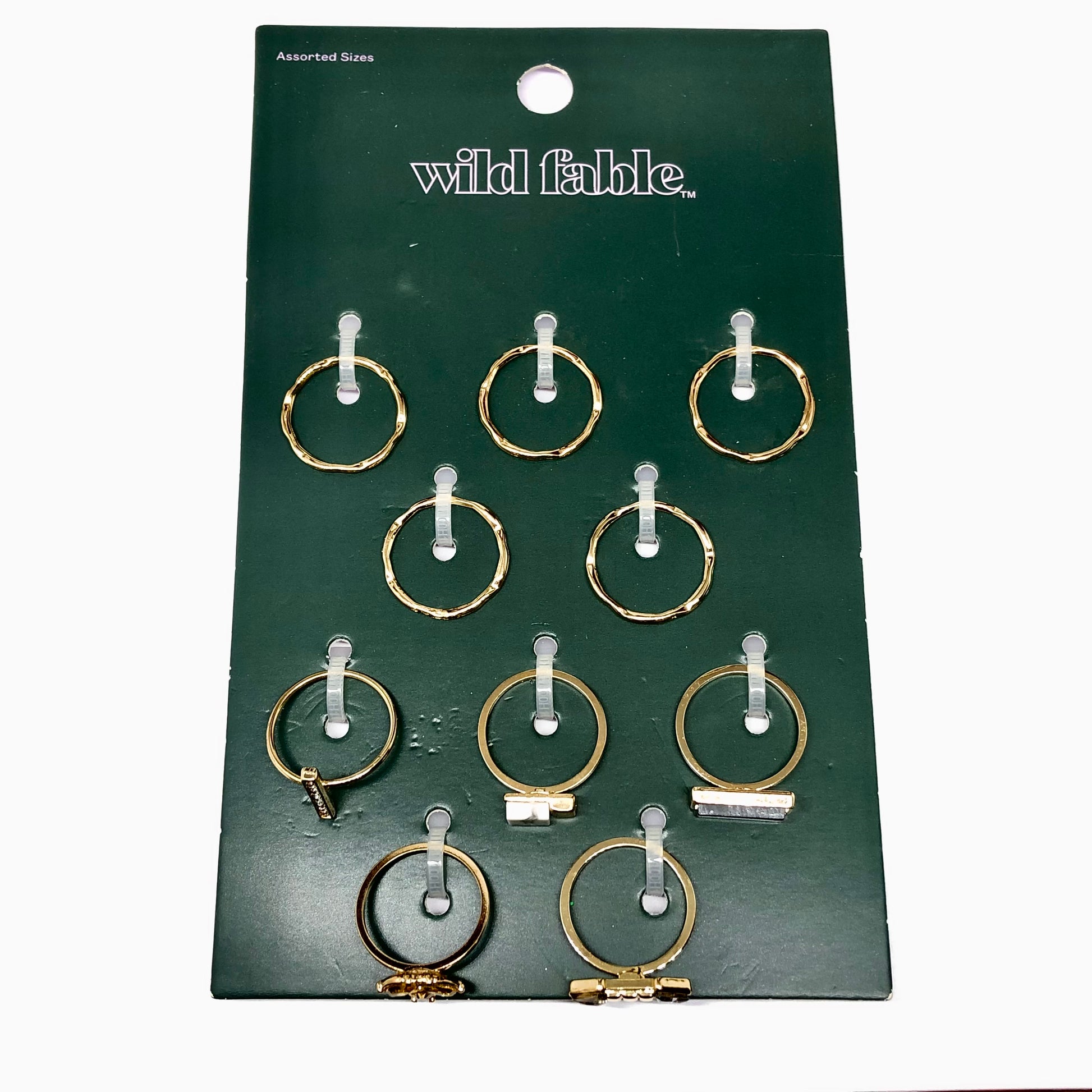 Signent Ring Set 10pc - Wild Fable™ Gold 4/8/7