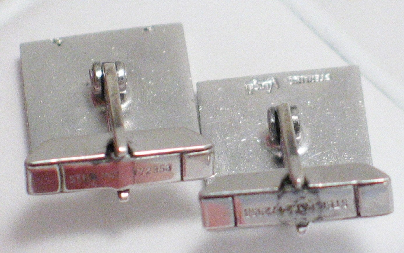 Virgil offers Handmade Square Cufflinks Sterling Silver